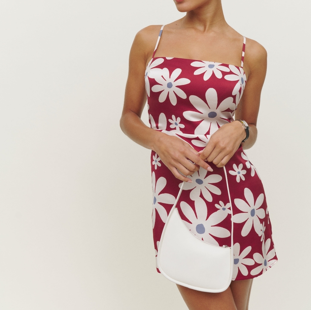 NWT Reformation Ashbury Kosta Silk Dress